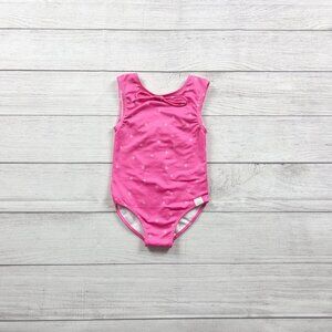 SweetHoney Kids Leotard Ruffle Neck Sleeveless Dance Gymnastics 2T